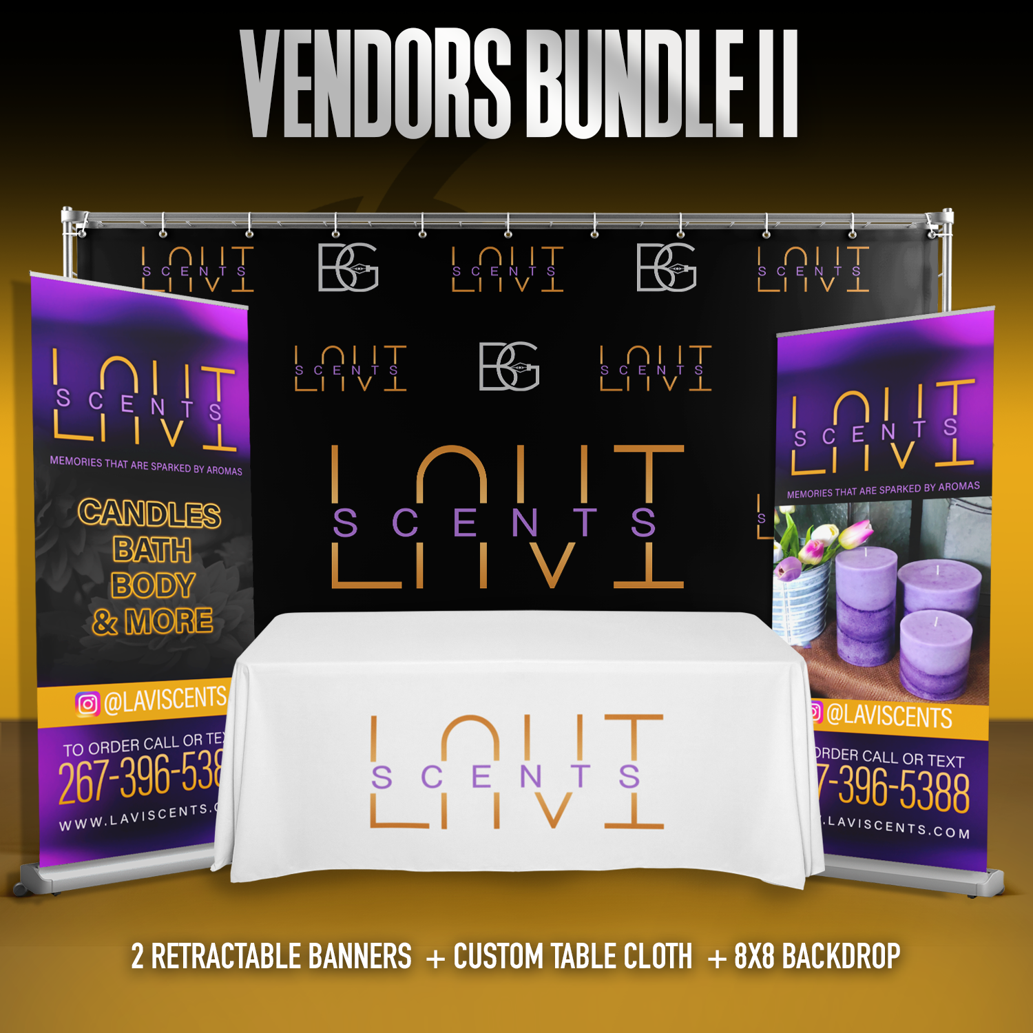 Vendor Booth Branding Package II