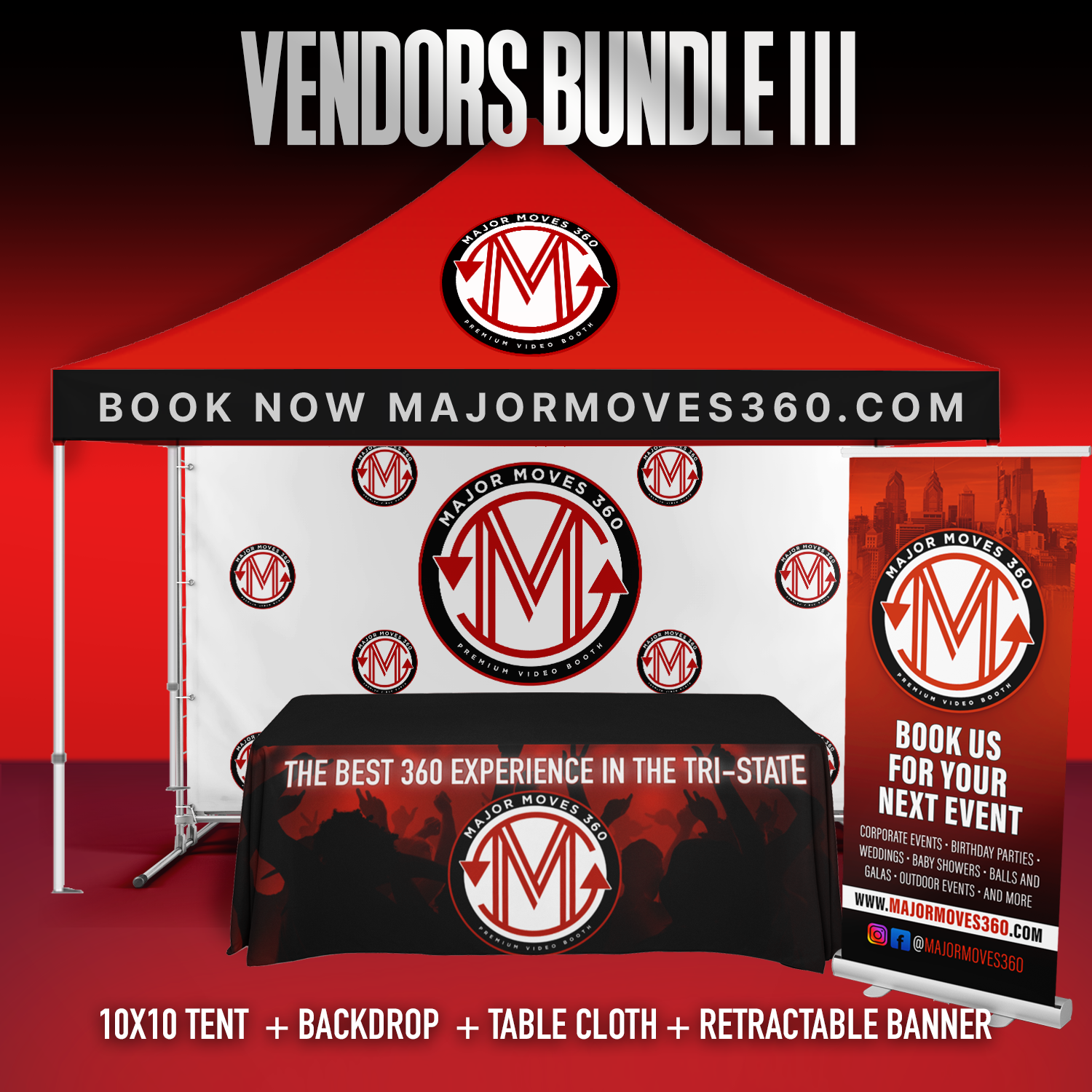 Vendor Booth Branding Package III